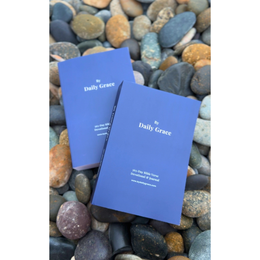 By Daily Grace: 365-Day Bible Verse Devotional & Journal